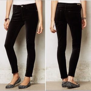 Anthropologie Black Ankle Pants